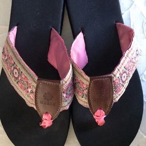 Derin Ribbon, Flip Flops, Pink Lemonade, 8